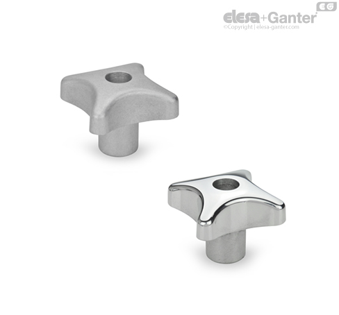エルナト DIN 6335-AL Hand Knobs Aluminum | Elesa+Ganter